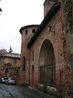 Gaillac, Abbatiale St-Michel, Portail cote nord (ferme)(1)
